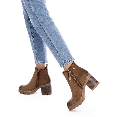 Refresh Women's side zipper booties 172125