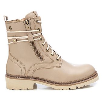 Carmela Women's Leather Combat Booties 161028-B