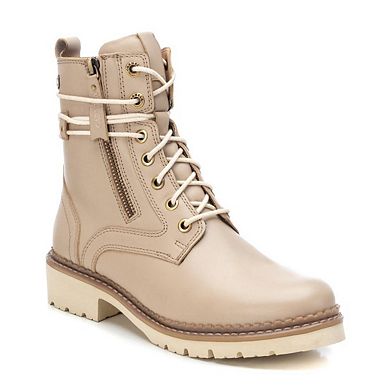 Carmela Women's Leather Combat Booties 161028-B