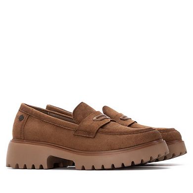 Women's Casual Suede Penny Loafers 173012