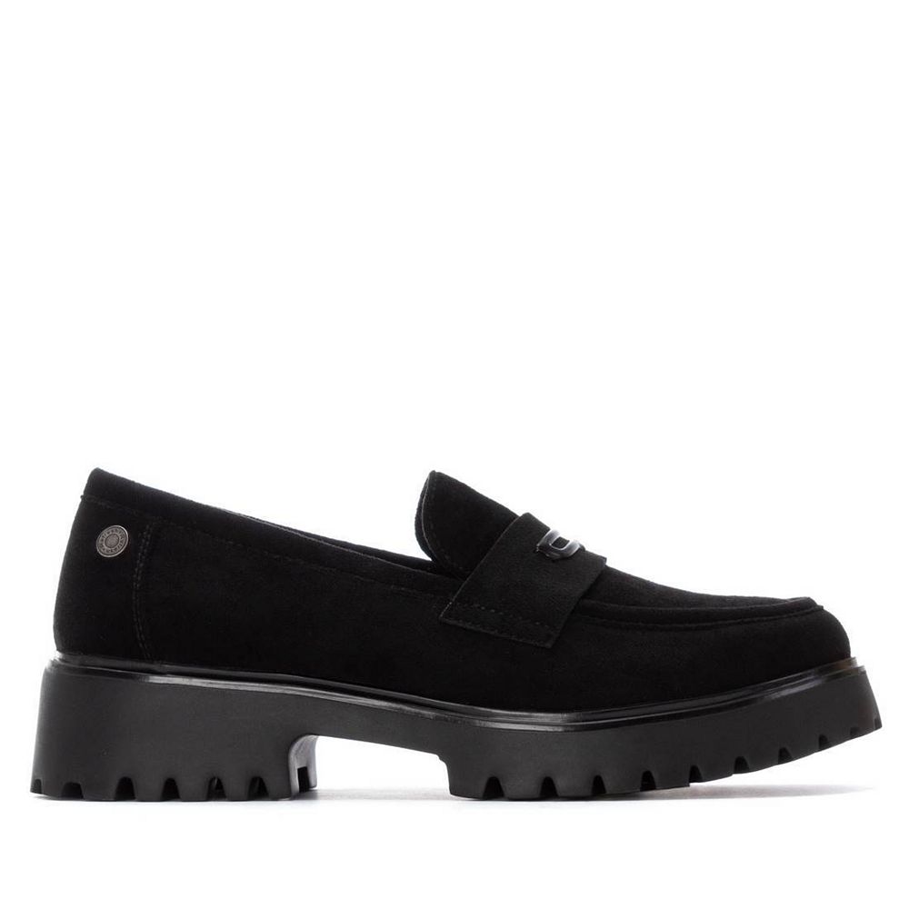 Women's Casual Suede Penny Loafers 173012