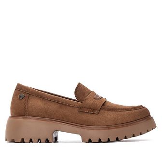 Women's Casual Suede Penny Loafers 173012