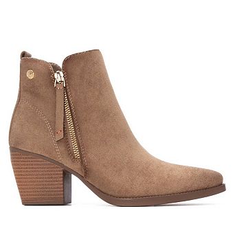 Refresh Women's Italian Western Suede Booties 173015