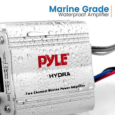 Pyle Hydra Marine Amplifier - Upgraded Elite