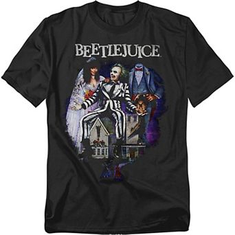 Big & Tall Beetlejuice Vintage Graphic Tee