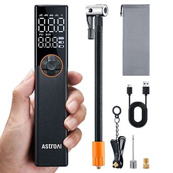 AstroAI L8 Electric Bike Pump, 150 PSI Bicycle Tire Inflator, E-Bike Air Pump