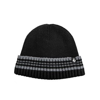 Men's Heat Holders Heatweaver Lined Striped Roll Up Hat