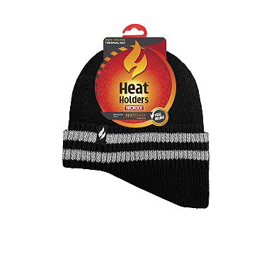 Men's Heat Holders Heatweaver lined cozy ears hat with reflective stripe