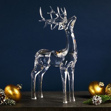 Northlight Standing Acrylic Deer Christmas Decoration 15-Inch