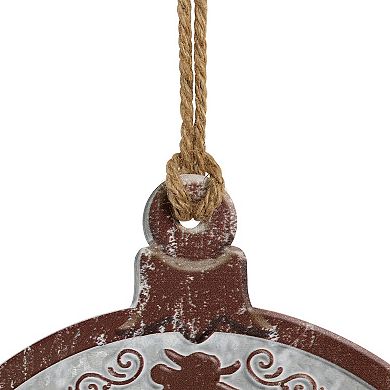 Northlight 14-Inch Merry Christmas & Merry and Bright Wall Decor Set of 2