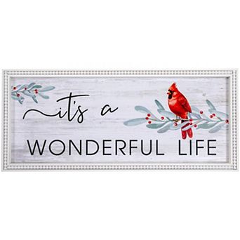 Northlight Framed It's A Wonderful Life Wall Sign