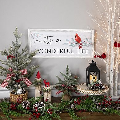 Northlight Framed It's A Wonderful Life Wall Sign
