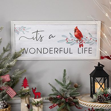 Northlight Framed It's A Wonderful Life Wall Sign
