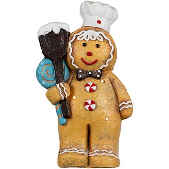 Northlight LED Lighted Glittered Gingerbread Chef Figure 17.5-Inch