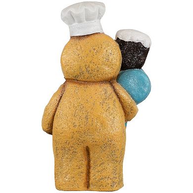 Northlight LED Lighted Glittered Gingerbread Chef Figure 17.5-Inch