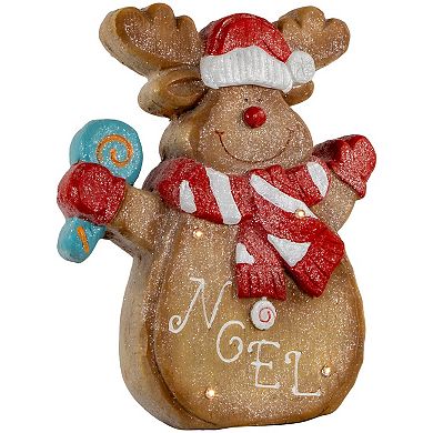 Northlight LED Lighted Gingerbread Reindeer Christmas Decoration 14.25-Inch