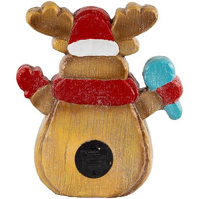 Northlight LED Lighted Gingerbread Reindeer Christmas Decoration 14.25-Inch
