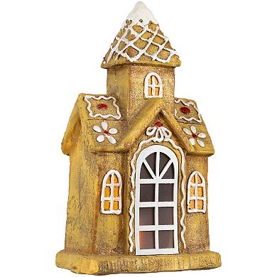 Northlight LED Lighted Gingerbread House Christmas Decoration 16-Inch