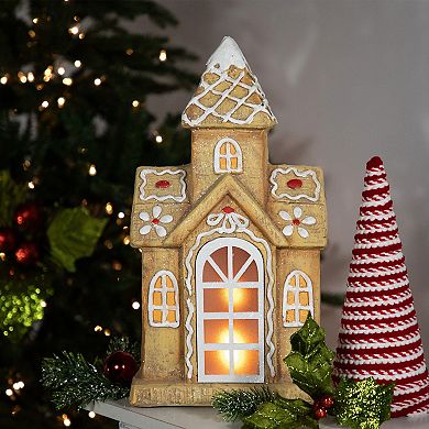 Northlight LED Lighted Gingerbread House Christmas Decoration 16-Inch