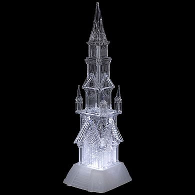 Northlight LED Lighted Castle Acrylic Christmas Decoration 17.5-Inch