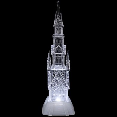 Northlight LED Lighted Castle Acrylic Christmas Decoration 17.5-Inch