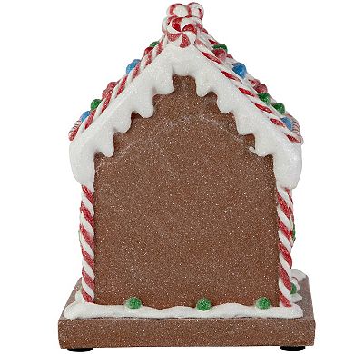 Northlight Pre-Lit LED Gingerbread Candy House Table Decor 7.5-Inch