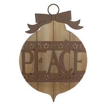Northlight 17 in Rustic Peace Wall Decor