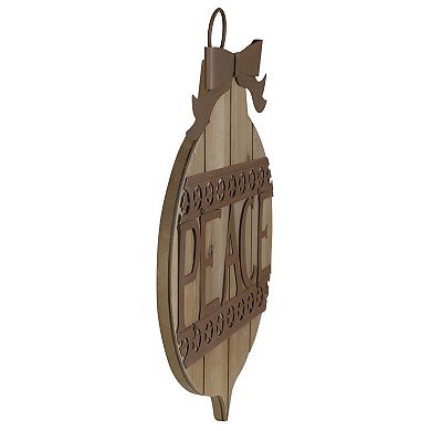Northlight 17-in. Rustic Peace Wall Decor