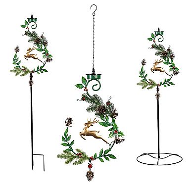 Evergreen Enterprises Deer Solar Garden Stake & Mobile Outdoor Decor