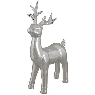 Northlight Shiny Ceramic Standing Reindeer Table Decor