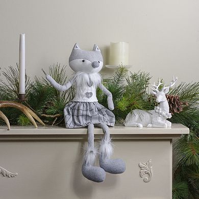 Northlight 22-in. Fox Sitting Christmas Figure Table Decor