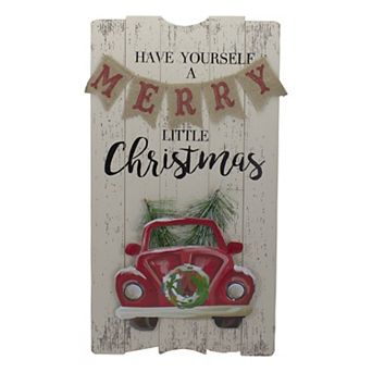 Northlight 24-Inch Merry Little Christmas Wall Decor