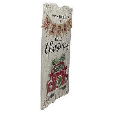 Northlight 24-Inch Merry Little Christmas Wall Decor