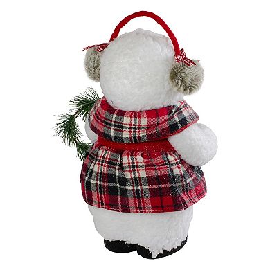 Northlight 12-in. Plush Girl Snowman Christmas Figure