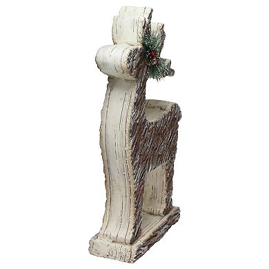 Northlight 19-in. Rustic Woodland Reindeer Statue Christmas Figure