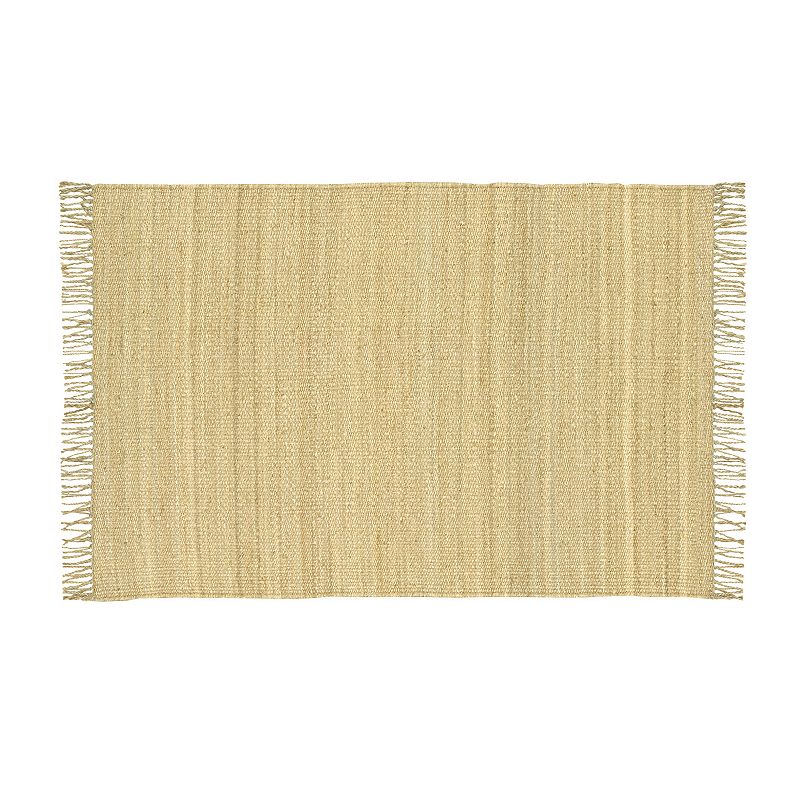 Decor 140 Jute Bleached Rug, White, 5X7.5 Ft