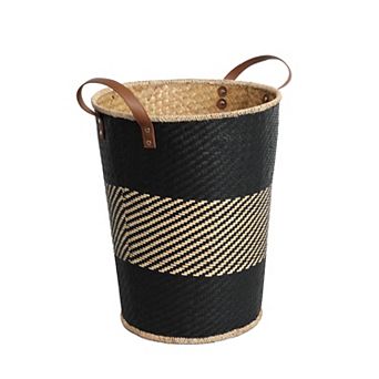 Sonoma Goods For Life® Striped Woven Storage Basket with Handles
