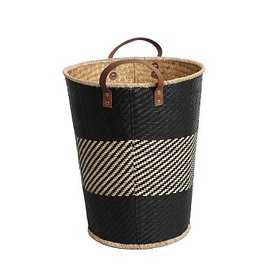 Sonoma Goods For Life® Striped Woven Storage Basket with Handles