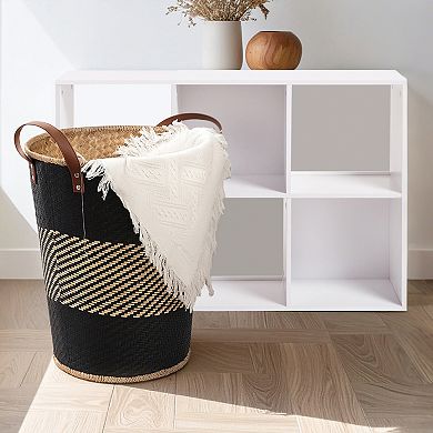 Sonoma Goods For Life® Striped Woven Storage Basket with Handles