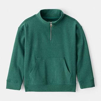 Boys 4-14 Carter's Long-Sleeve Quarter-Zip Pullover Sweatshirt