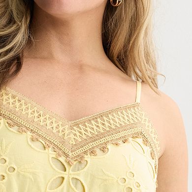 Women's Farmers Market Tiered Short Slip Dress