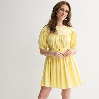 Women's Farmers Market Embroidered Mini Dress