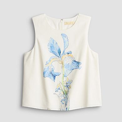 Women's Farmers Market Printed Shell Top