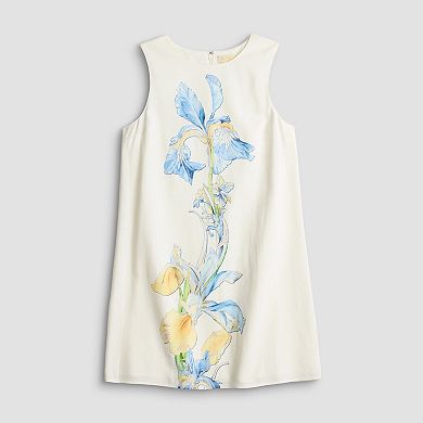 Women's Farmers Market Sleeveless Linen Shift Dress