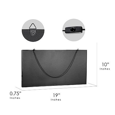 American Art Décor Man Cave Vintage LED Wall Sign