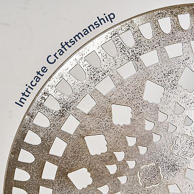 American Art Décor Intricate Metal Figure Sculpture Table Decor