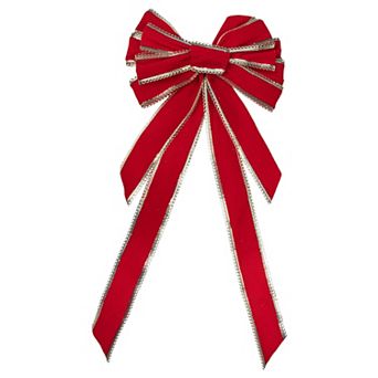 Northlight Velvet Christmas Bow Decoration