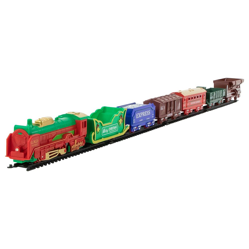 Northlight 23-pc. Battery Operated Lighted Animated Christmas Train Set ...