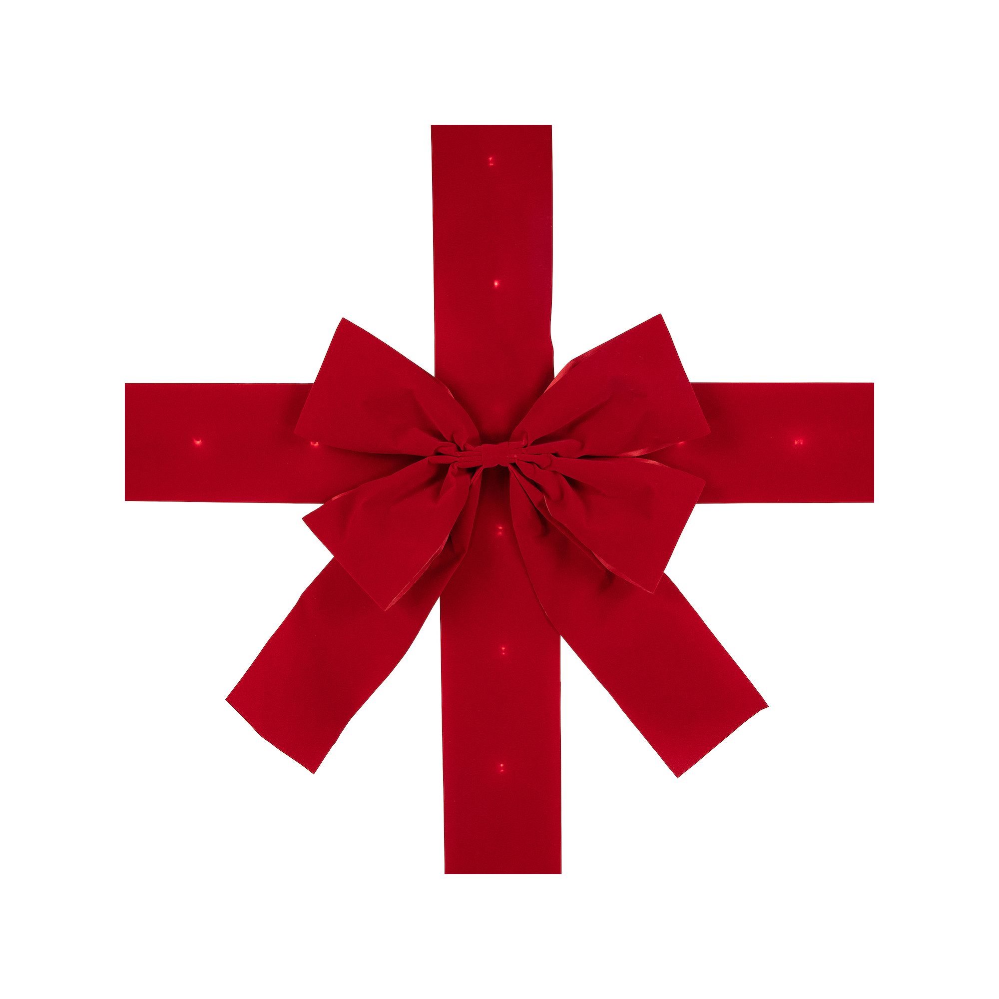 Northlight 14-ft. Pre-Lit Battery Operated Christmas Door Bow, Multi