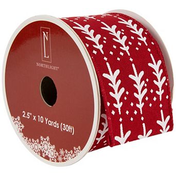 Northlight Wired Craft Ribbon 2.5 in x 10 Yards